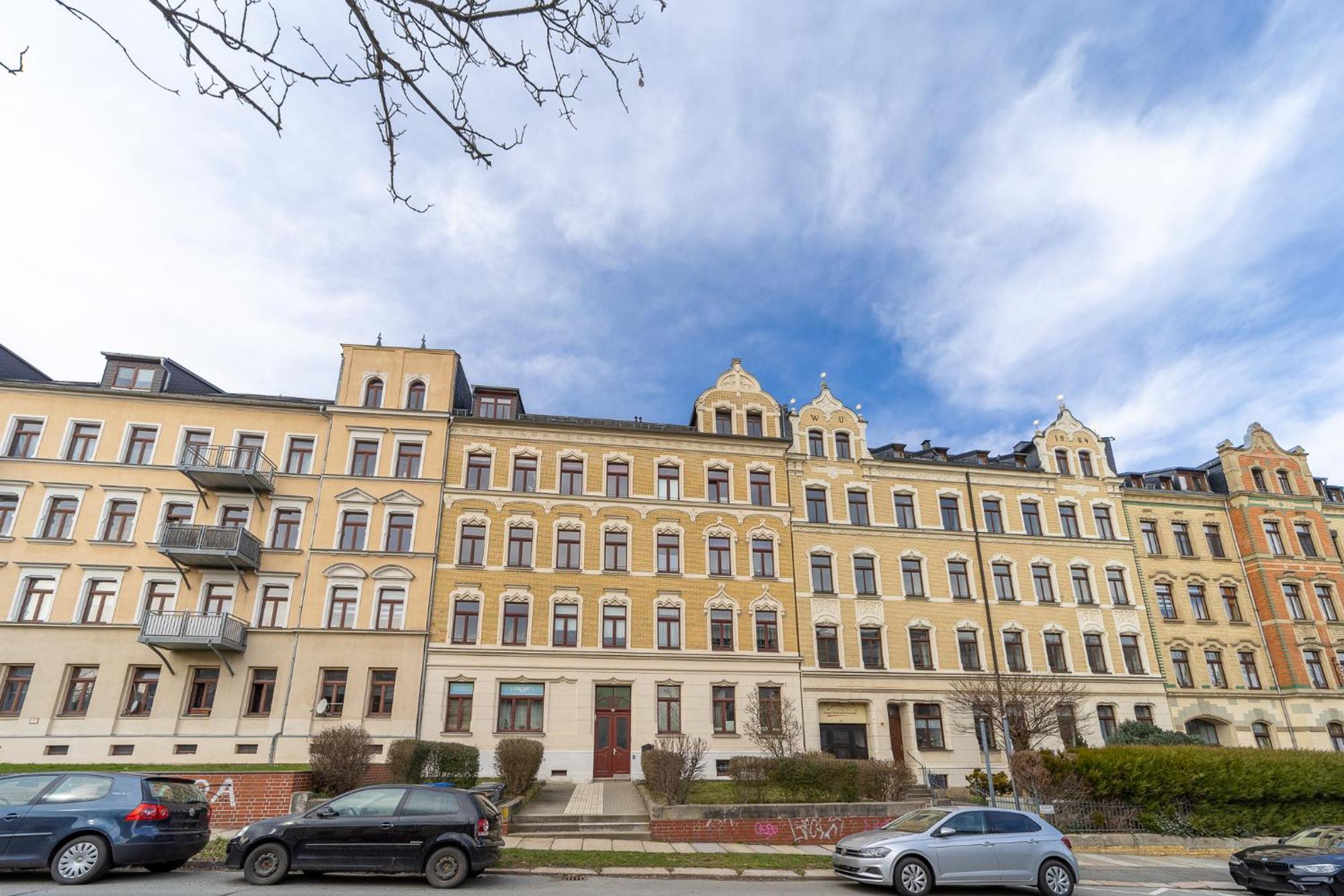 Schlossberg-Domizil Mit Weitblick - Arbeitsplatz, Balkon, Netflix, Badewanne & Yogamatte Chemnitz Dış mekan fotoğraf